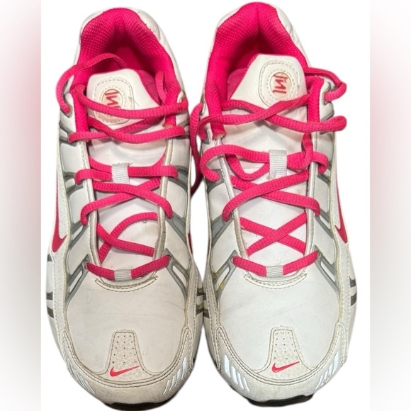 Nike Shox Turbo 3.2 White Cherry Pink Women Shoes Sz 8.5 455611-160 Leather Vtg - Picture 12 of 13